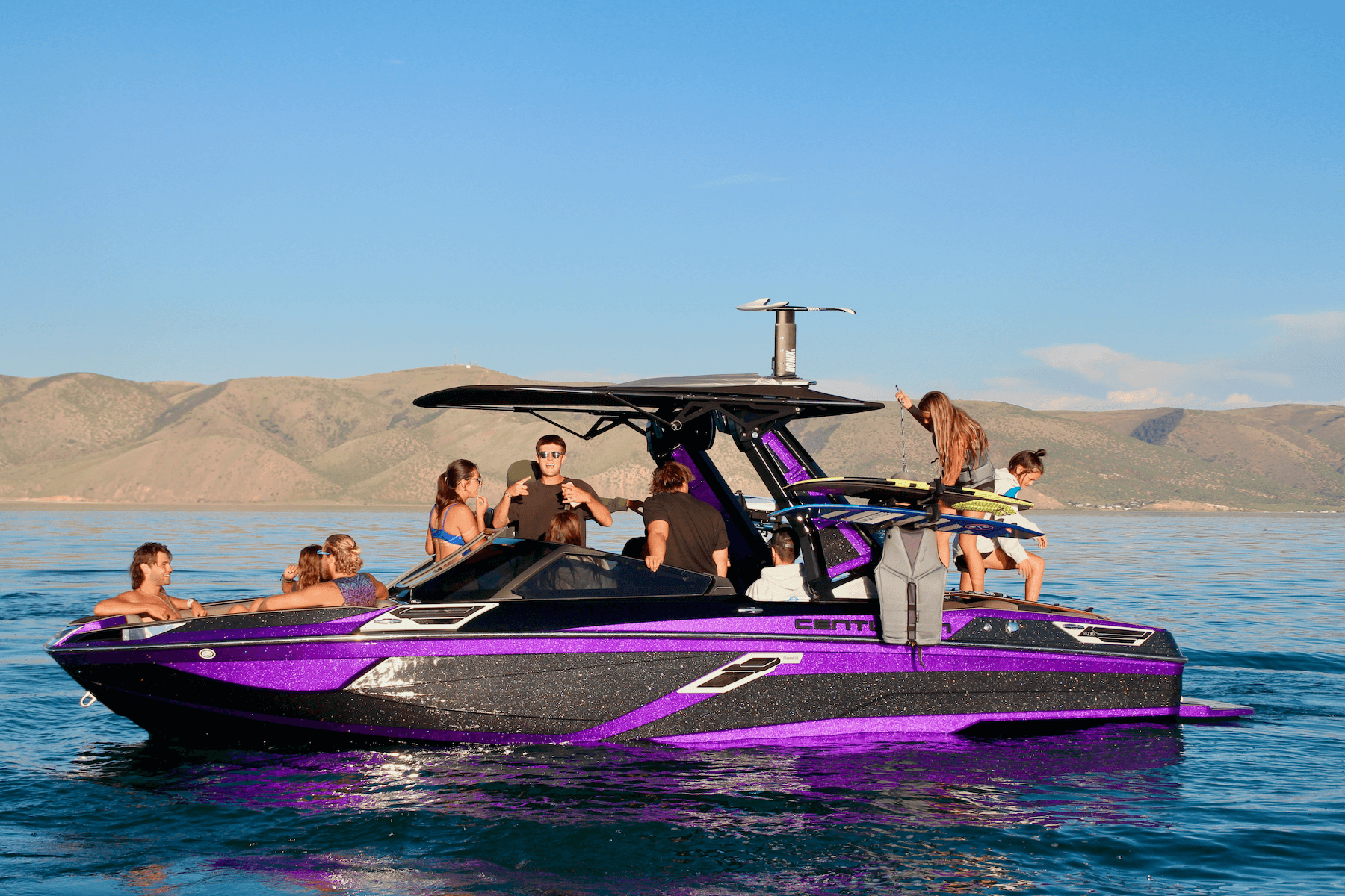 Guided boat rental at bear lake