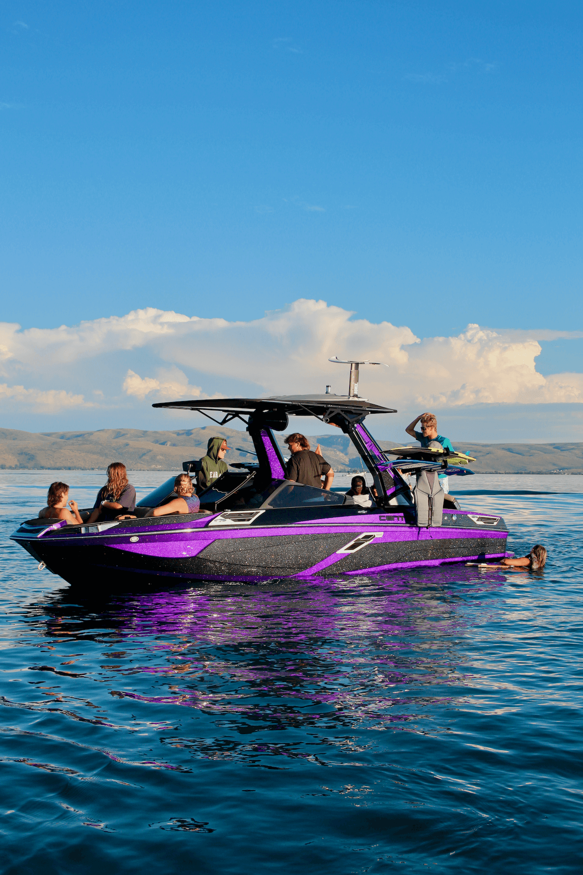 Guided boat rental at bear lake